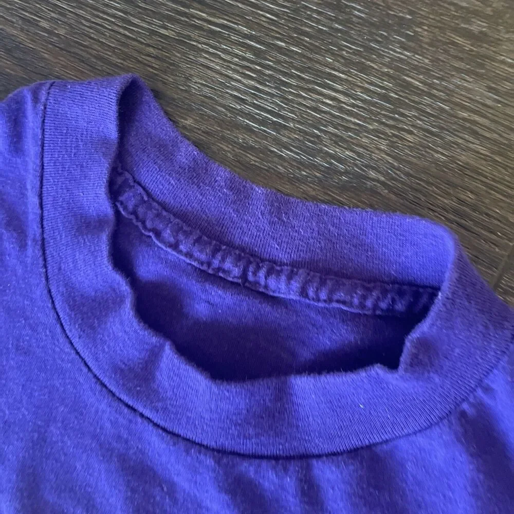 Vintage Los Angeles Lakers 88 World Champions Single Stitch T Shirt; Men’s Sz S